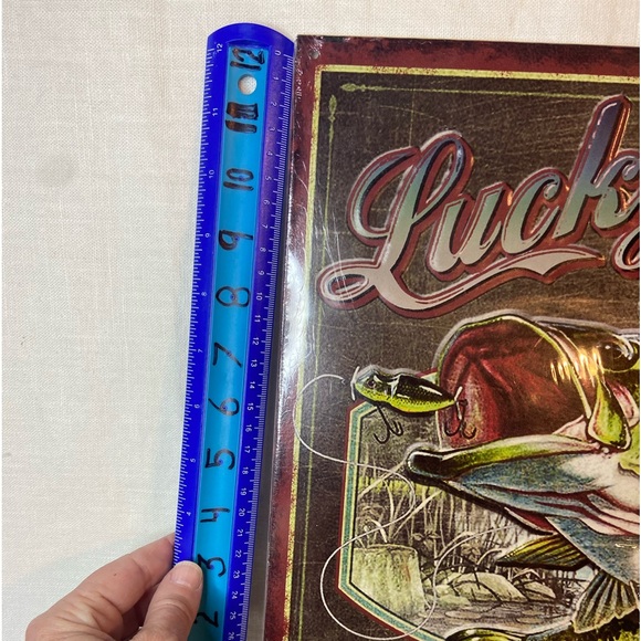 Tin Sign Co Reproduction Vintage Fishing Co Sign 12x16” New in Packaging - Picture 5 of 5